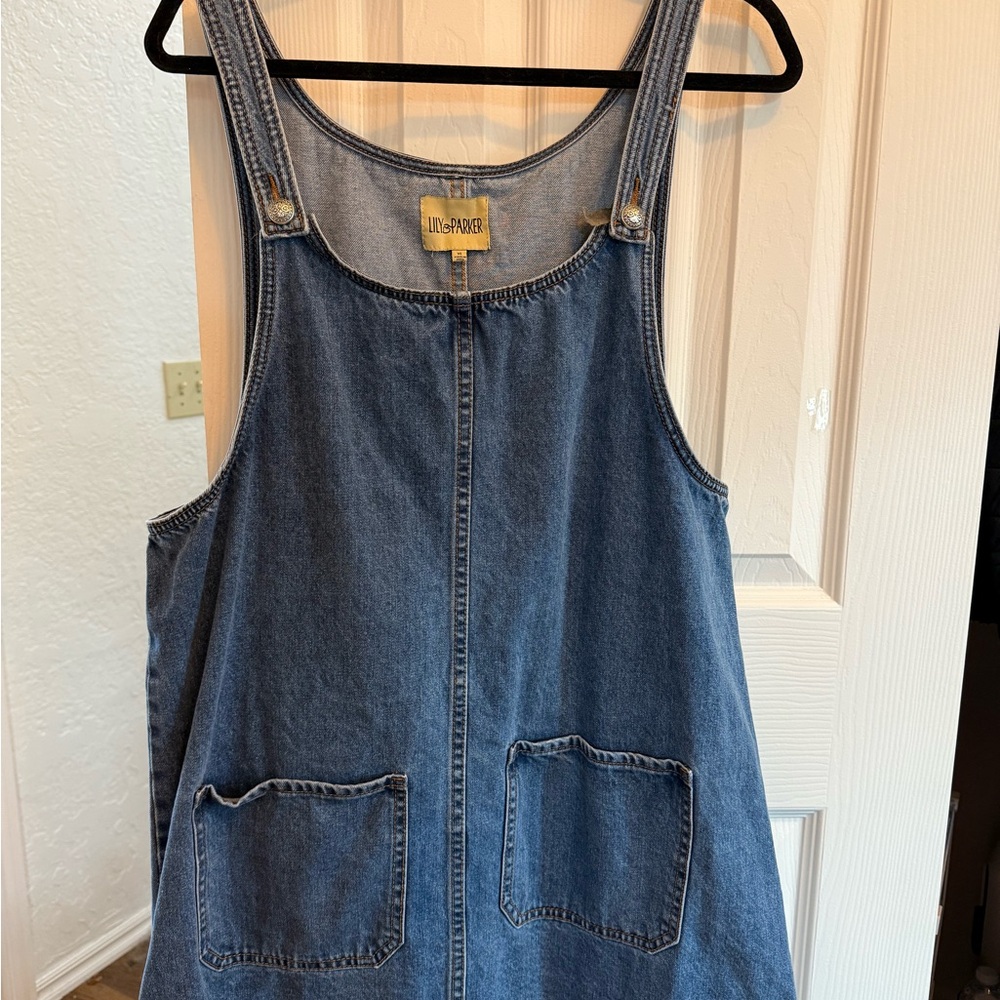 Real Denim Overall Dress